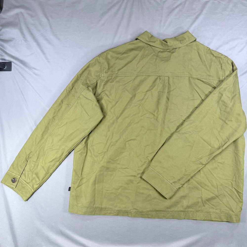 Houston White Mens XXL Olive Green Cotton  Chore Shacket Button Down Jacket - Picture 9 of 10